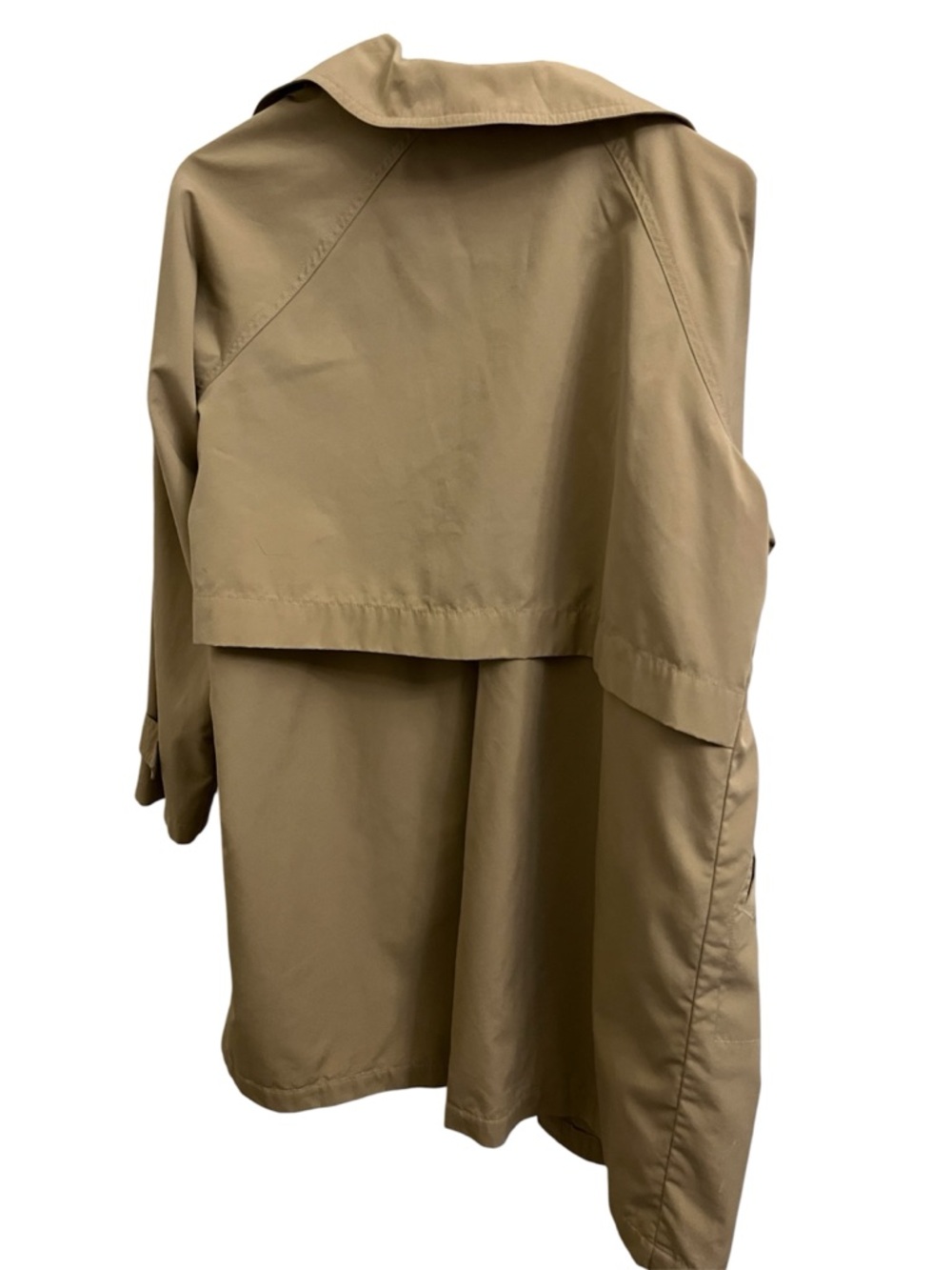 L.L. Bean Tan Trench Coat - Picture 2 of 3
